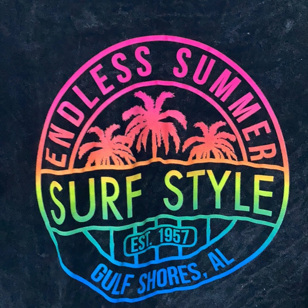 Endless summer surf style grunge T-shirt
